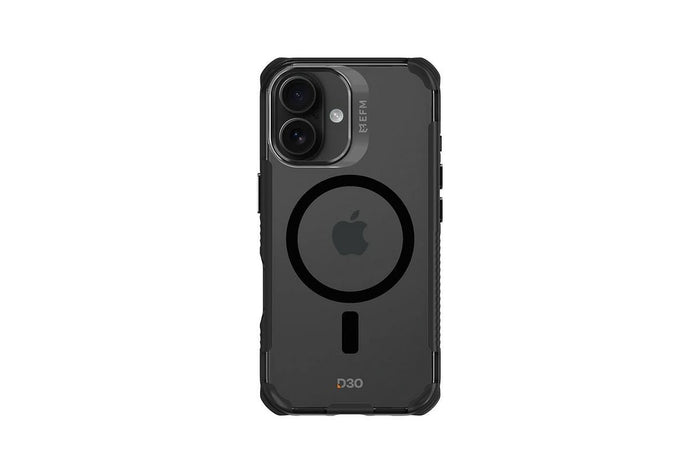 EFM Cayman Case with D3O Bio for iPhone 16 | Carbon | EFCCAAE609CBN