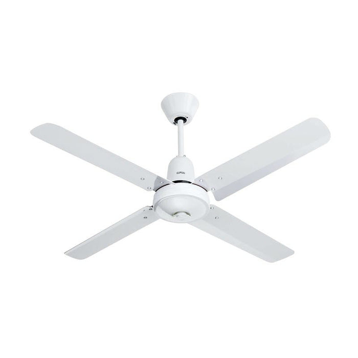 Clipsal Airflow Ceiling Sweep Fan 4 Aluminium Blades 1400mm | White Electric | P4HS1400AL-WE