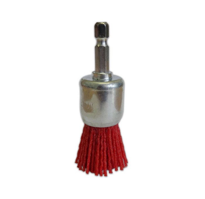 Josco 25mm Abrasive Nylon Cup Brush | Red | JAC25R