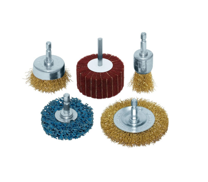 Josco Brumby Drill Brush Kit - 5 Piece | Multicolour | BDK5