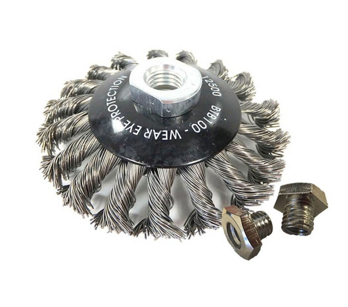 Josco 100mm Twistknot Bevel Brush | Black | BTB100