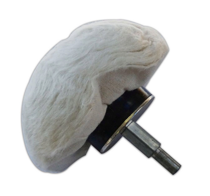 Josco Brumby 75mm Mushroom Polishing Buff | White | BCM75