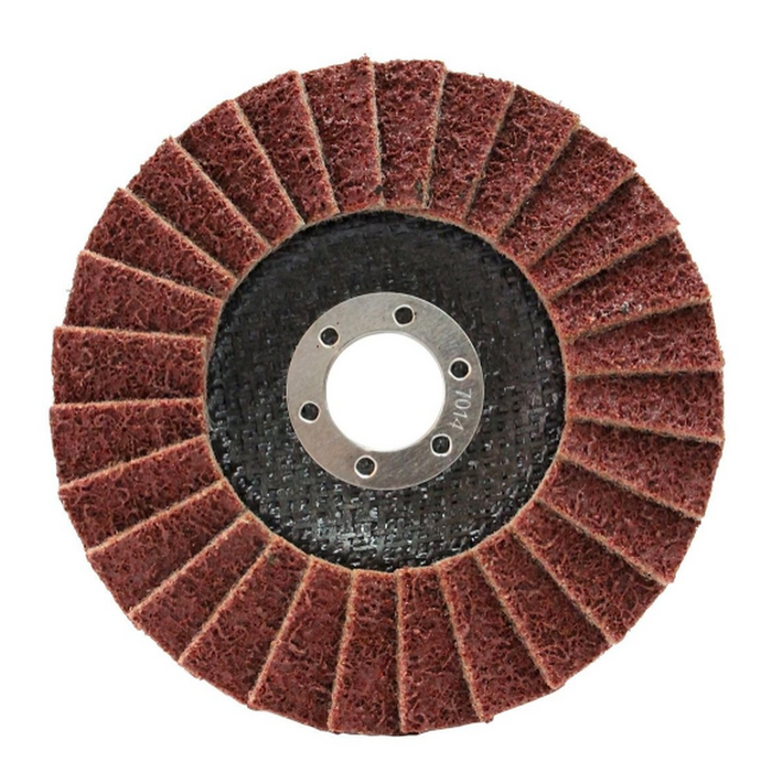 Josco 125mm Medium Poly Flap Disc | Red | JPD125M