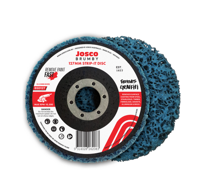 Josco 125mm Multi Strip Disc | Blue | BSD127