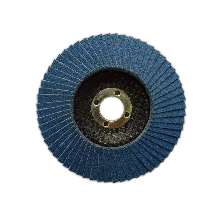 Josco 100mm 120 Grit Extra Fine Abrasive Flap Disc | Blue | BDZ100120
