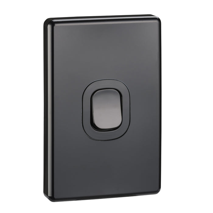 Clipsal Classic C2000 45A Single Pole Cooker Switch | Black | C2031/45-BK