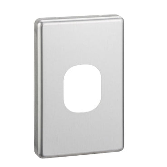 Clipsal Classic C2000 Cooker Switch Cover | Brushed Aluminium | C2031/45C-BA