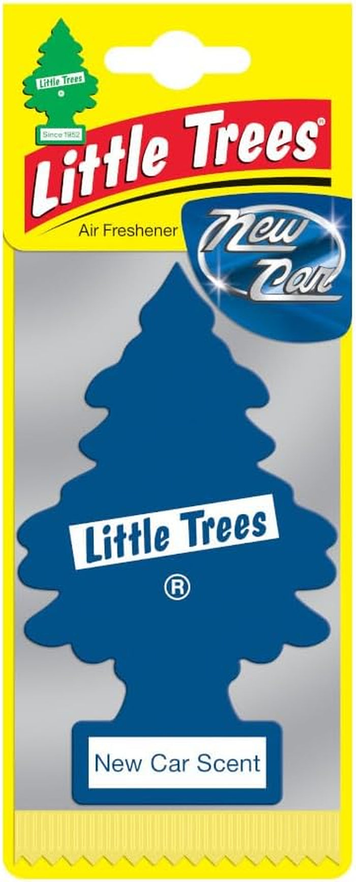 Little Trees New Car Scent Hanging Air Freshener 1 Pack | Blue | U1P-10189