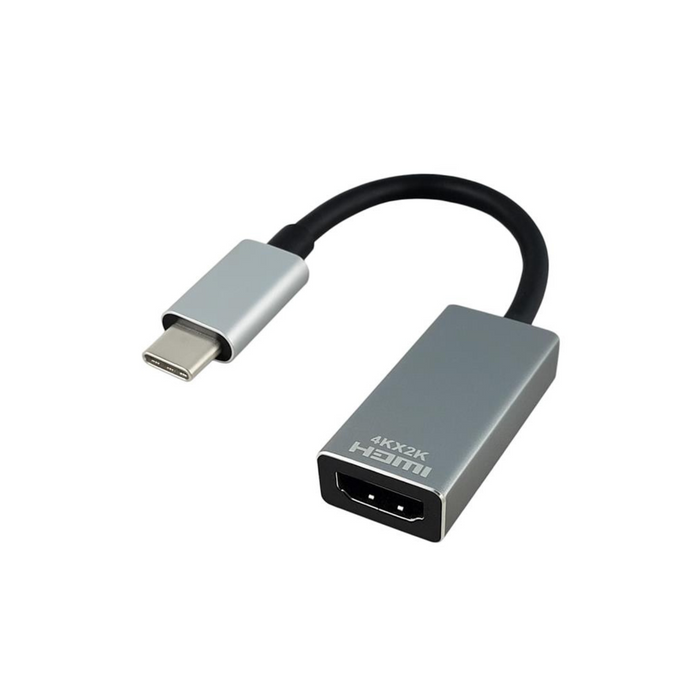 Shintaro USB-C to HDMI 4K Adapter | Silver/Black | SH-ADUSBCHDMI
