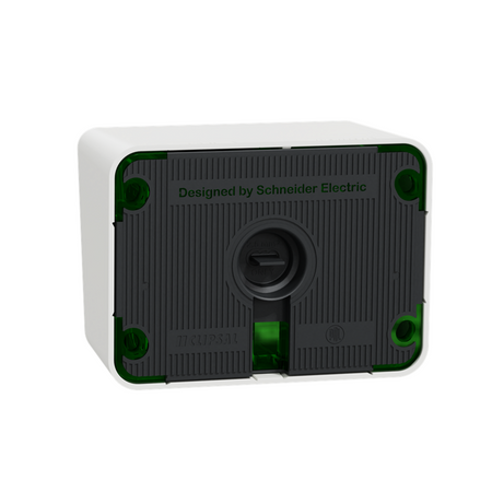Clipsal Iconic Outdoor Twin Switched Socket Outlet Horizontal, 10A, 250V | Extra White | O3025-XW