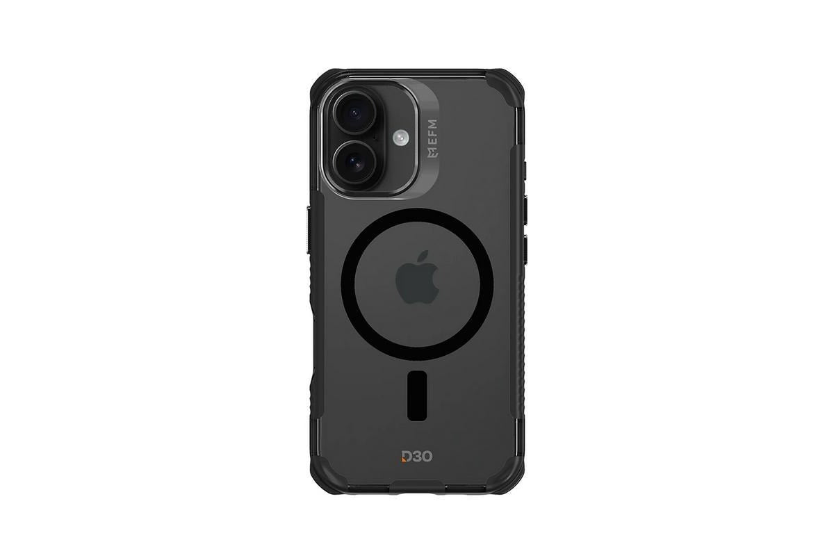EFM Cayman D3O Case for iPhone 16 - Carbon - EFCCAAE609CBN