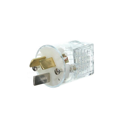 Clipsal Standard Series Plug Rewireable Plug, Plug Rigid 20A Suit 2.5mm² Heavy Duty Flex TR | Transparent | 1439/20-TR
