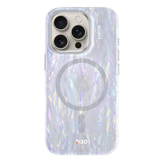 EFM Volta D3O BIO Case Armour iPhone 16 Pro Max - Mother of Pearl | EFCVTAE612PEA