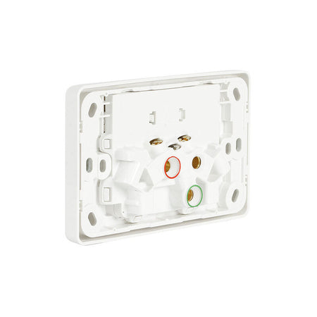 Clipsal 2000 Series Twin Switch Socket Outlet 250V, 10A | White Electric | 2025-WE