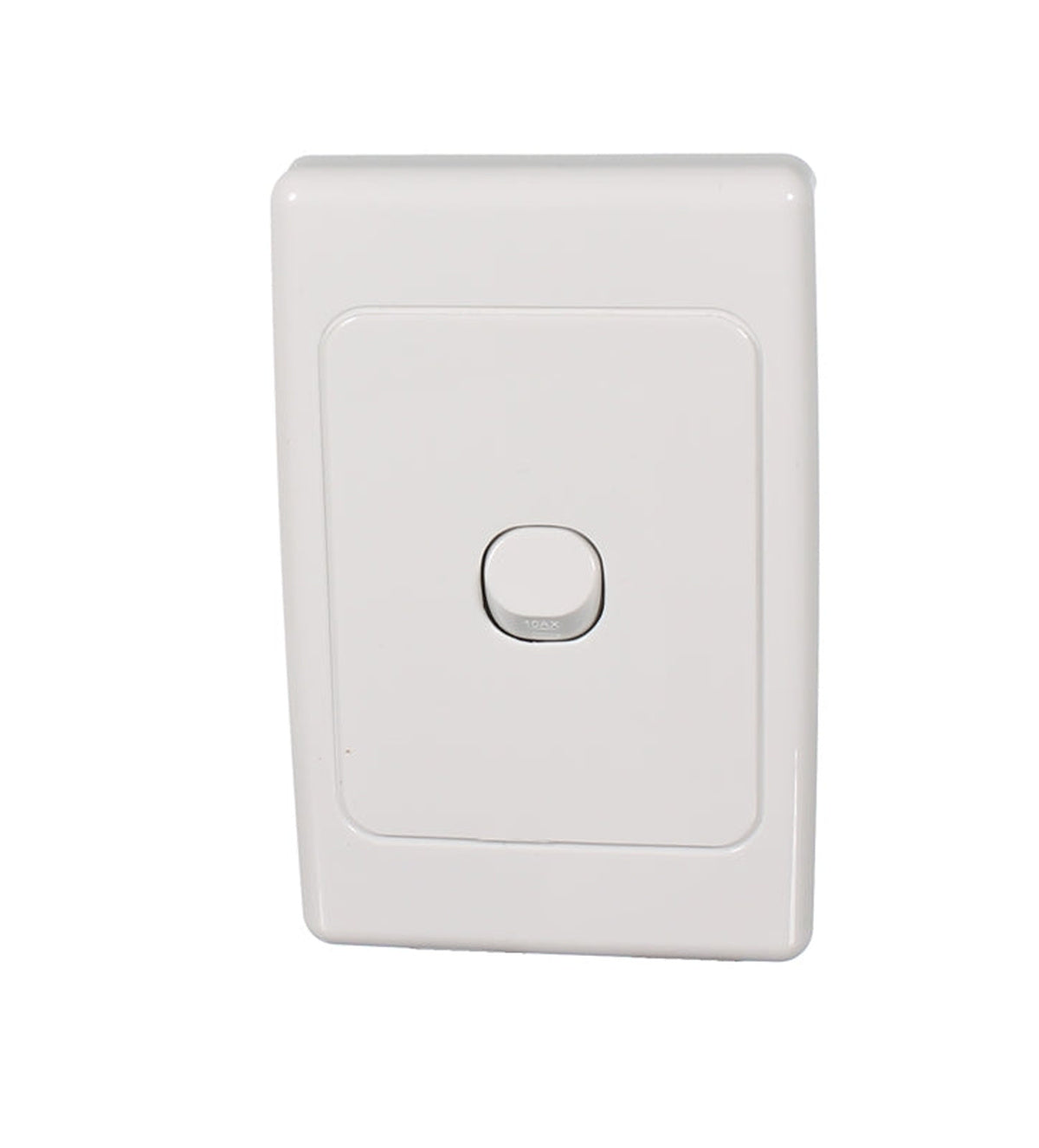 Clipsal 2000 Series 1 Gang Vertical Light Switch 10A - White Electric - 2031VA-WE