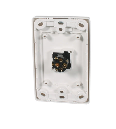 Clipsal 2000 Series Flush Switch 1 Gang, 250VAC, 10A, Standard, Vertical | White Electric | 2031VA-WE