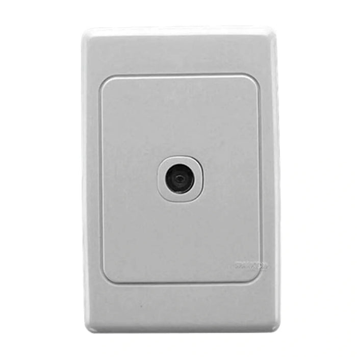 Clipsal 2000 Series Coaxial TV Socket Coaxial TV Socket, 1 Gang | White Electric | 2031VTV75-WE
