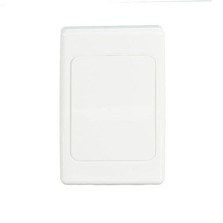 Clipsal 2000 Series Blank Flush Surround and Gridplate - White Electric - 2031VX-WE