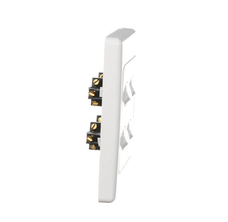 Clipsal 2000 Series Flush Switch 4 Gang, 250VAC, 10A, Standard, Vertical | White Electric | 2034VA-WE