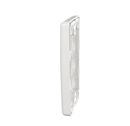 Clipsal 2000 Series Flush Surround and Grid Plate 6 Gang, Vertical/Horizontal Mount, Standard Size | White Electric | 2036VH-WE