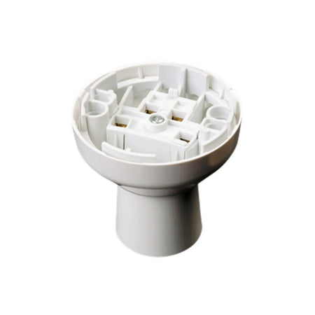 Clipsal Batten Holder with Clip On Cover - White Electric - 2530-WE