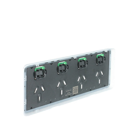 Clipsal Iconic Quad Power Point Skin Horizontal Mount, 250V, 10A, Clip-On | Anthracite | 3015/4C-AN