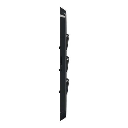 Clipsal Iconic Switch Plate Skin 6 Gang, Horizontal/Vertical Mount | Extra Black | 3046C-XB