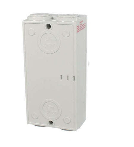 Sparky Stock 4 Pole Waterproof Isolator Switch 63A | Grey / White | SS-UKF4P63A