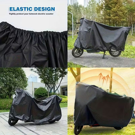 Sparky Stock Motorcycle & Bike Outdoor Protective Cover | Black | SS-MOTO-COVER-BLK