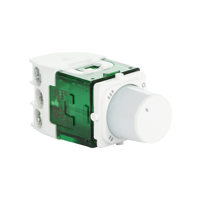 Clipsal Iconic Rotary Switch Mechanism 4-Position: OFF-1-2-3, 250V, 10A | Vivid White | 40RSM3-VW