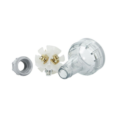 Clipsal Standard Series Plug Flexible, Straight, 3 PIN, 10A, 250V, Heavy Duty | Transparent | 439SHD-TR
