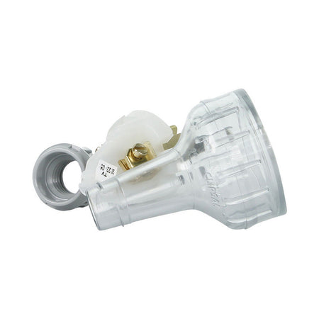 Clipsal Standard Series Plug Flexible, Straight, 3 PIN, 10A, 250V, Heavy Duty | Transparent | 439SHD-TR