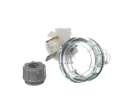 Clipsal Standard Series Plug Top Straight, 3 PIN, 10A, 250V | Transparent | 439S-TR