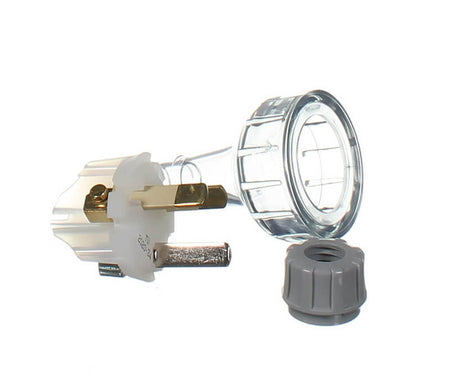 Clipsal Standard Series Plug Top Straight, 3 PIN, 10A, 250V | Transparent | 439S-TR