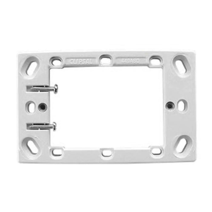 Clipsal Standard Series Mounting Flange Deep Mount | White Electric | 449ASD-WE