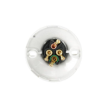 Clipsal Batten Holder 2 PIN Bay/Cap | White Electric | 530-WE