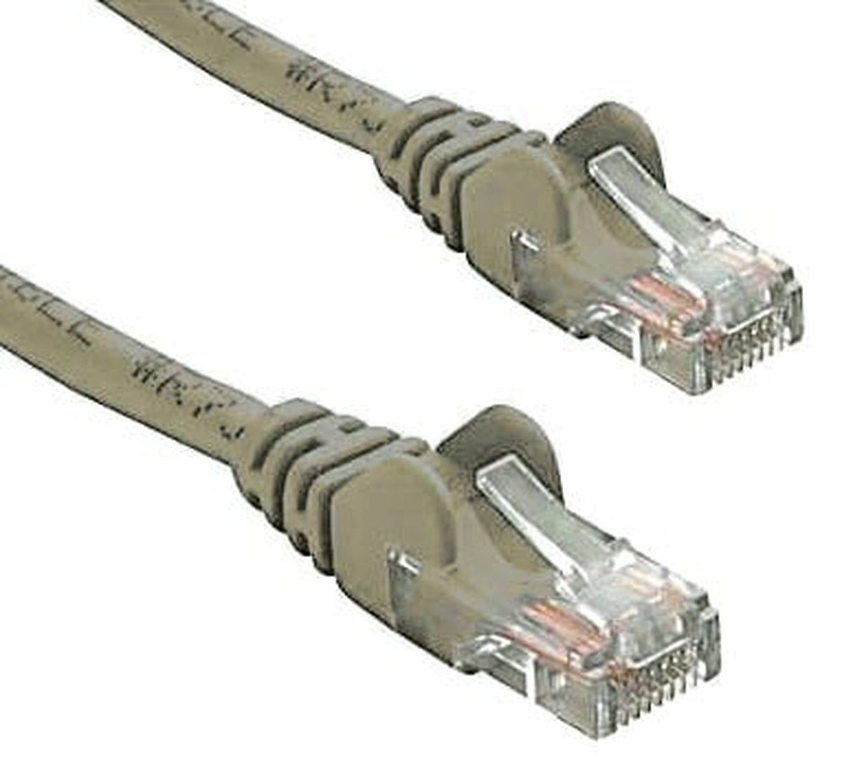 8Ware KO820U-1GRY grey 1m CAT5e Ethernet cable with RJ45 connectors