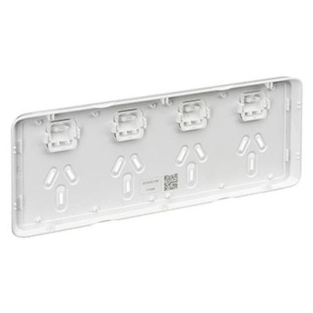 Clipsal Iconic Quad Power Point Skin, Horizontal Clip-On | Extra White | 3015/4C-XW