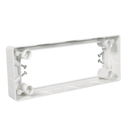 Clipsal Classic C2000 Series Mounting Block to Suit 4 Gang Outlet | White Electric | C2015D4MB-WE