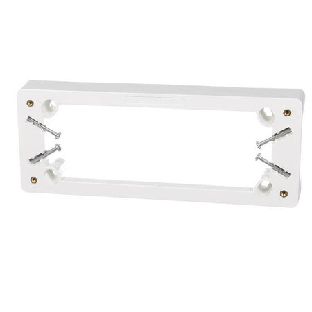 Clipsal Classic C2000 Series Mounting Block to Suit 4 Gang Outlet | White Electric | C2015D4MB-WE