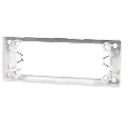 Clipsal Classic C2000 Series Mounting Block to Suit 4 Gang Outlet | White Electric | C2015D4MB-WE
