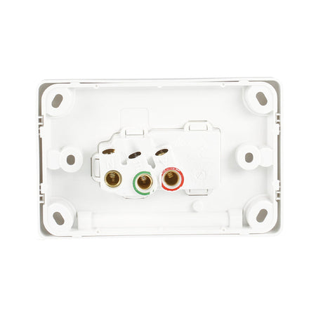 Clipsal Classic C2000 Series Single Switch Socket Outlet Classic, 250V, 10A | White Electric | C2015-WE