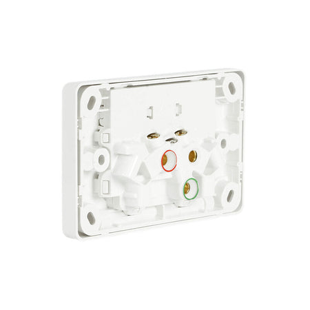 Clipsal Classic C2000 Series Switched Socket Outlet Twin, 250V, 10A | White Electric | C2025-WE