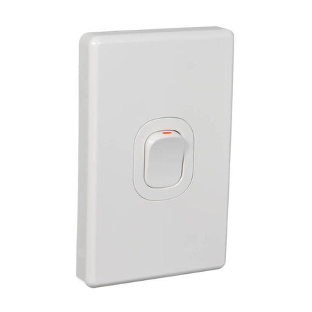 Clipsal Classic C2000 Series Electric Range Switch 250V, 45A, Single Pole | White Electric | C2031/45-WE