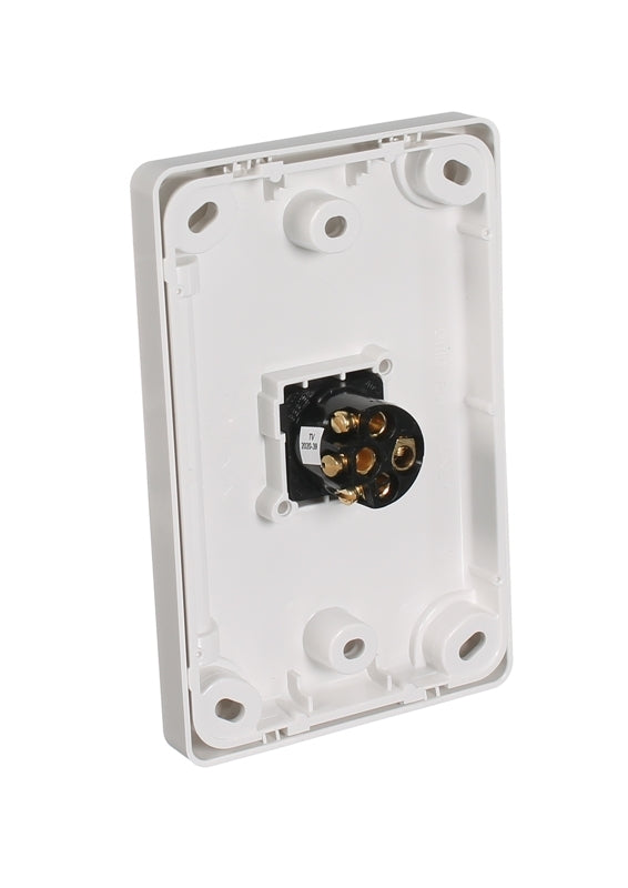 Clipsal Classic C2000 Series Flush Switch 1 Gang, 250VAC, 10A, Standard, Vertical | White Electric | C2031VA-WE