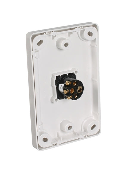 Clipsal Classic C2000 Series Flush Switch 1 Gang, 250VAC, 10A, Standard, Vertical | White Electric | C2031VA-WE