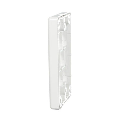 Clipsal Classic C2000 Series Switch Grid Plate and Cover 5 Gang, Less Mechanism | White Electric | C2035VH-WE