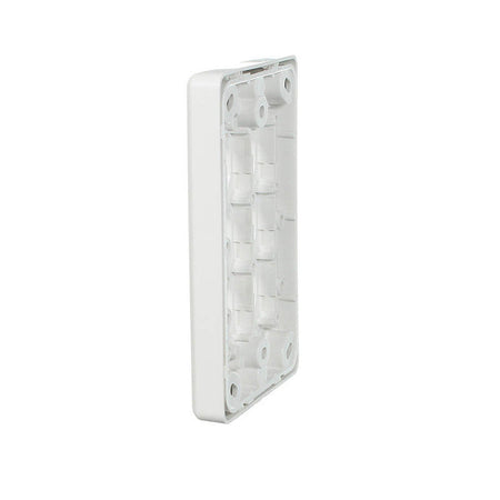 Clipsal Classic C2000 Series Switch Grid Plate and Cover 6 Gang, Vertical | White Electric | C2036VH-WE