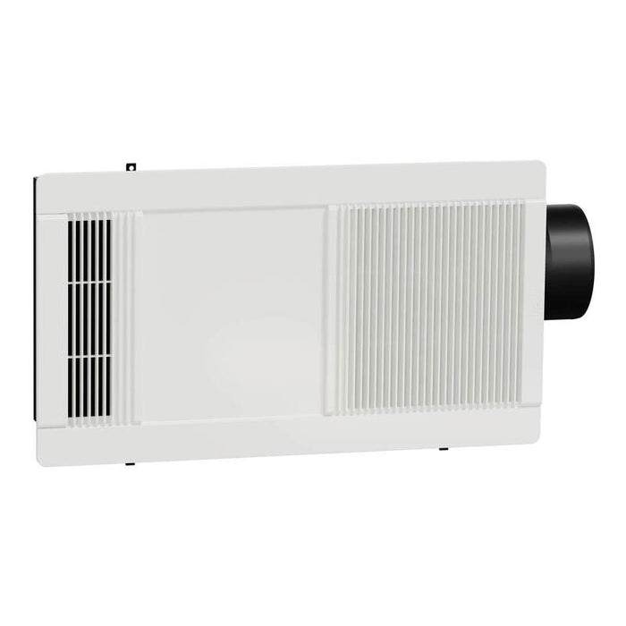 Clipsal Airflow LED Panel 15W, 47dB Bathroom Fan, Heater and Duct | White Electric | CPL7000FLH-WE
