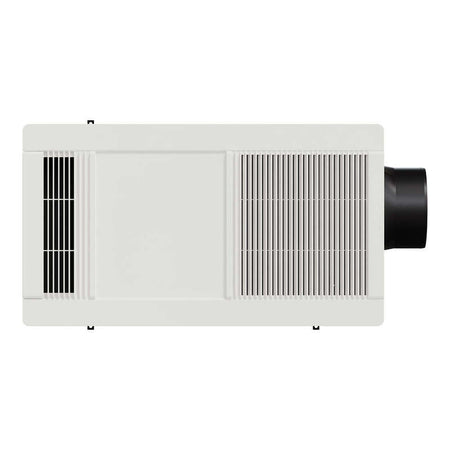 Clipsal Airflow LED Panel 15W, 47dB Bathroom Fan, Heater and Duct | White Electric | CPL7000FLH-WE